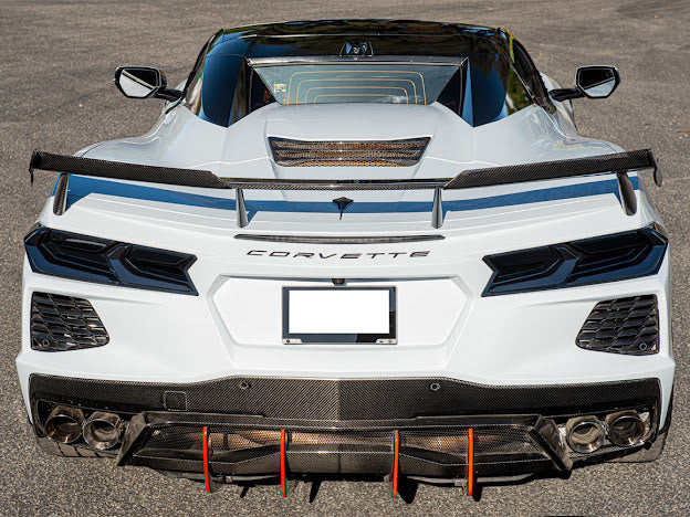 2020+ CHEVROLET CORVETTE C8 DARK TINTED REAR LIGHT COVER